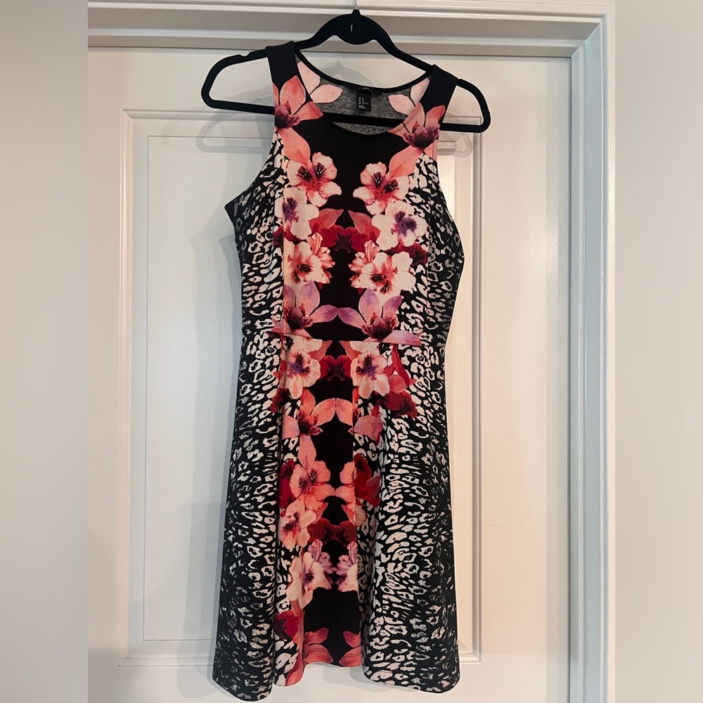 H&M Floral and Animal Print Dress